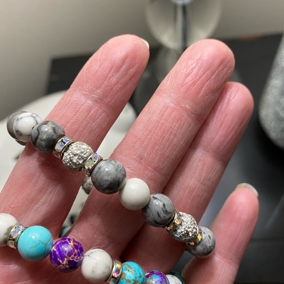 Beautiful Lava Stone Healing Bracelets - Picture 2 of 2